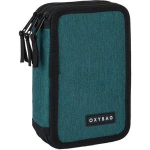 Oxybag UNICOLOR Školní penál, tmavě zelená, velikost obraz