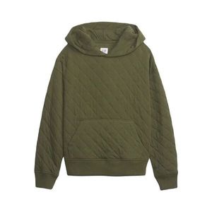 GAP QUILTED CREW Chlapecká mikina, khaki, velikost obraz