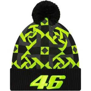 New Era VR46 GEO CUFF BEANIE Zimní čepice, černá, velikost obraz