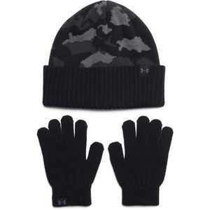 Under Armour BEANIE COMBO Set čepice a rukavice, černá, velikost obraz