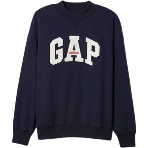 GAP MOCKNECK Dámská mikina, tmavě modrá, velikost obraz