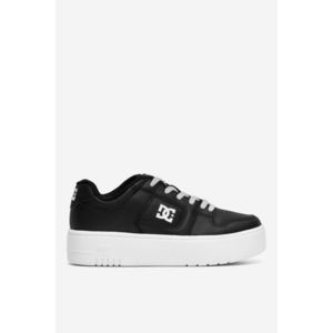 Sportovní obuv DC Shoes MANTECA 4 PLATFORM ADJS100156-BKW Syntetický materiál, Přírodní kůže (useň) - Lícová obraz