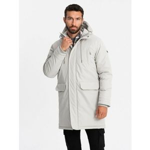 Ombre Clothing Parka Bílá obraz