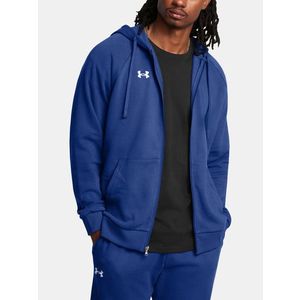 Under Armour UA Rival Fleece FZ Hoodie Mikina Modrá obraz