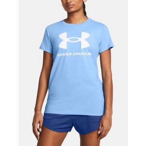 Under Armour UA Rival Logo SS Triko Modrá obraz