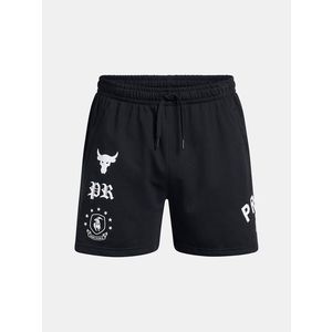 Under Armour Project Rock Terry Flc Boh Kraťasy Černá obraz