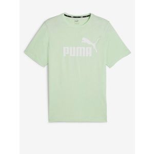 Puma ESS Logo Triko Zelená obraz