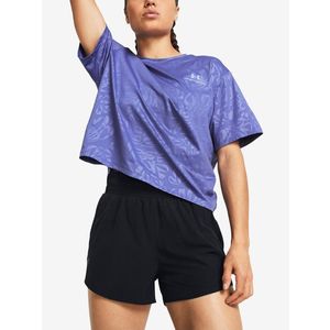 Under Armour Vanish Energy Emboss Crop SS Triko Fialová obraz