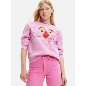 Desigual Pink Panther Mikina Růžová obraz