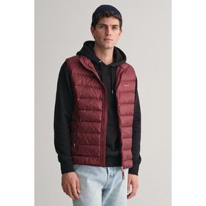 VESTA GANT LIGHT DOWN VEST WINE RED obraz