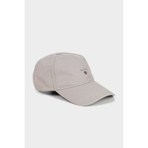 KŠILTOVKA GANT COTTON TWILL CAP GREY MELANGE obraz