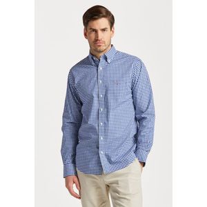 KOŠILE GANT REG BROADCLOTH GINGHAM BD COLLEGE BLUE obraz