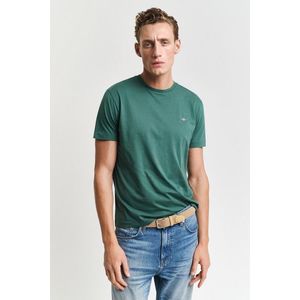 TRIČKO GANT REG SHIELD SS T-SHIRT WOODY GREEN obraz