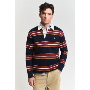 POLOKOŠILE GANT YARN DYED STRIPED HEAVY RUGGER EVENING BLUE obraz