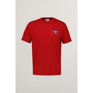 TRIČKO GANT REG ARCHIVE SHIELD EMB SS T-SHIRT RUBY RED obraz