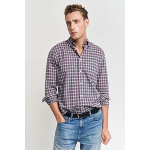 KOŠILE GANT REG CLASSIC POPLIN TARTAN SHIRT WHITE obraz