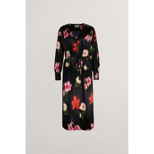 ŠATY GANT RELAXED FLORAL PRINT SHIRT DRESS BLACK obraz