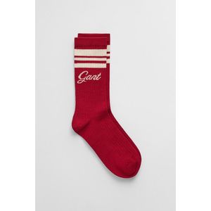 PONOŽKY GANT RIB SOCKS CHERRY RED obraz