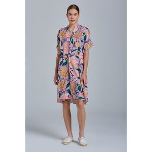 ŠATY GANT D2. DAHLIA PRINT DRESS CROCUS PURPLE obraz