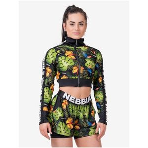 High-energy dámská crop bunda 564 Nebbia Jungle green obraz