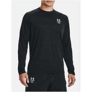 Tričko Under Armour UA Armourprint LS - černá obraz