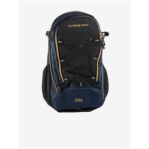 Černo-modrý unisex outdoorový batoh 30l ALPINE PRO GORME obraz