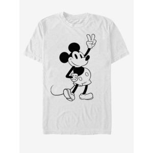 Bílé pánské tričko Disney Simple Mickey Outline obraz