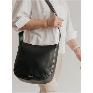 Černá dámská elegantní crossbody kožená kabelka Bagind Loona obraz