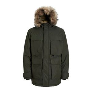 Khaki pánská parka Jack & Jones Star obraz