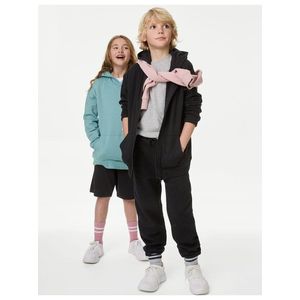 Bavlněné unisex tepláky (6–16 let) Marks & Spencer černá obraz