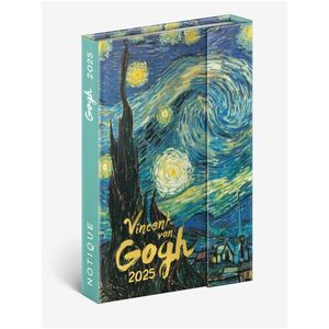 NOTIQUE Týdenní magnetický diář Vincent van Gogh 2025, 11 x 16 cm obraz