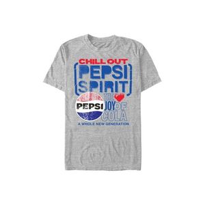 Melírované šedé tričko Pepsi Pepsi Spirit obraz