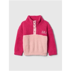 Baby sherpa mikina s logem GAP obraz