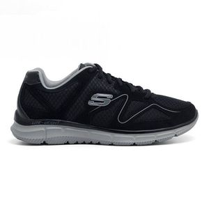 Sportovní Skechers VERSE FLASH POINT 58350 BKGY Přírodní kůže (useň)/-Přírodní kůže (useň), Látka/-Látka obraz