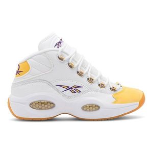 Sportovní Reebok QUESTION MID FX4278-M Látka/-Síťka mesh, Přírodní kůže (useň) - Lícová obraz