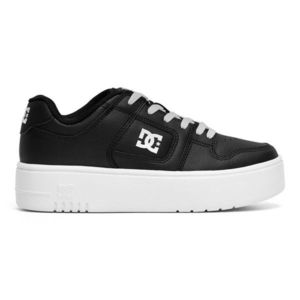 Sportovní obuv DC Shoes MANTECA 4 PLATFORM ADJS100156-BKW Syntetický materiál, Přírodní kůže (useň) - Lícová obraz