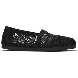 TOMS MOROCCAN CROCHET WM ALPR Dámské espadrilky, černá, velikost obraz