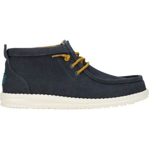 HEY DUDE WALLY MID WAXED CANVAS Pánská volnočasová obuv, tmavě modrá, velikost obraz