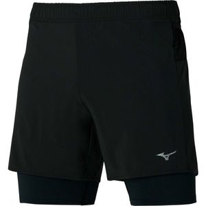 Mizuno ER 5.5 2IN1 SHORT Pánské sportovní šortky, černá, velikost obraz