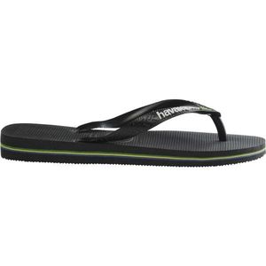 HAVAIANAS BRASIL LOGO Unisex žabky, černá, velikost 41/42 obraz