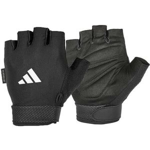 adidas ESSENTIAL ADJUSTABLE GLOVES Pánské rukavice na posilování, černá, velikost obraz