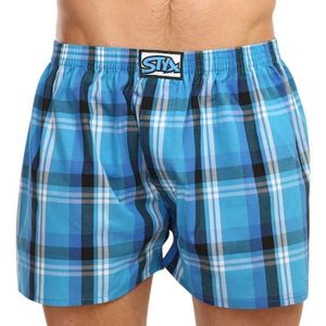 Styx MEN'S BOXERS SHORTS CLASSIC RUBBER Pánské trenky, modrá, velikost obraz