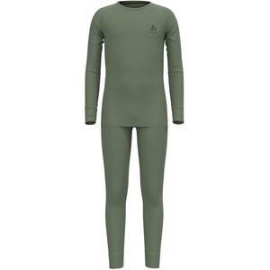 Odlo NATURAL MERINO 200 Dětská termo souprava, zelená, velikost obraz