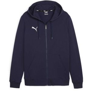 Puma TEAMGOAL CASUALS HOODED Pánská mikina, tmavě modrá, velikost obraz