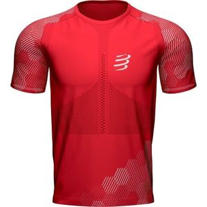 Compressport RACING SS TSHIRT M Pánské běžecké triko, červená, velikost obraz