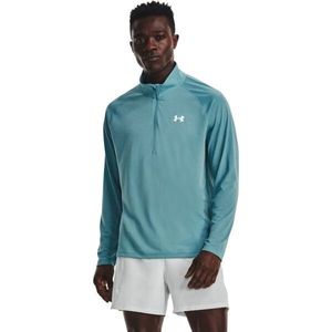 Under Armour STREAKER HALF ZIP Pánské triko s dlouhým rukávem, tyrkysová, velikost obraz