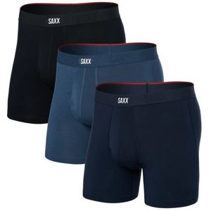 SAXX VIBE EXTRA SUPER SOFT 3PK Pánské boxerky, tmavě modrá, velikost obraz