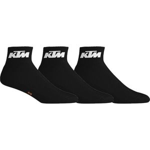 KTM SOCKS SHORTY 3P Unisex ponožky, černá, velikost obraz