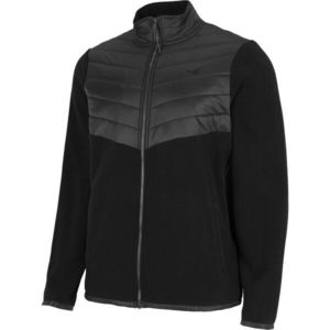 4F JACKET HYBRID M Pánská přechodová bunda, černá, velikost obraz