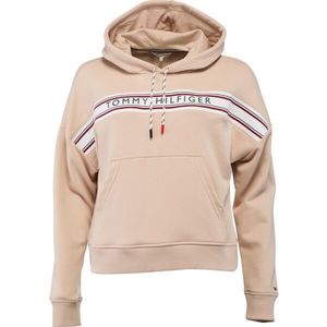 Tommy Hilfiger CLASSIC-HWK HOODIE Dámská mikina, béžová, velikost obraz